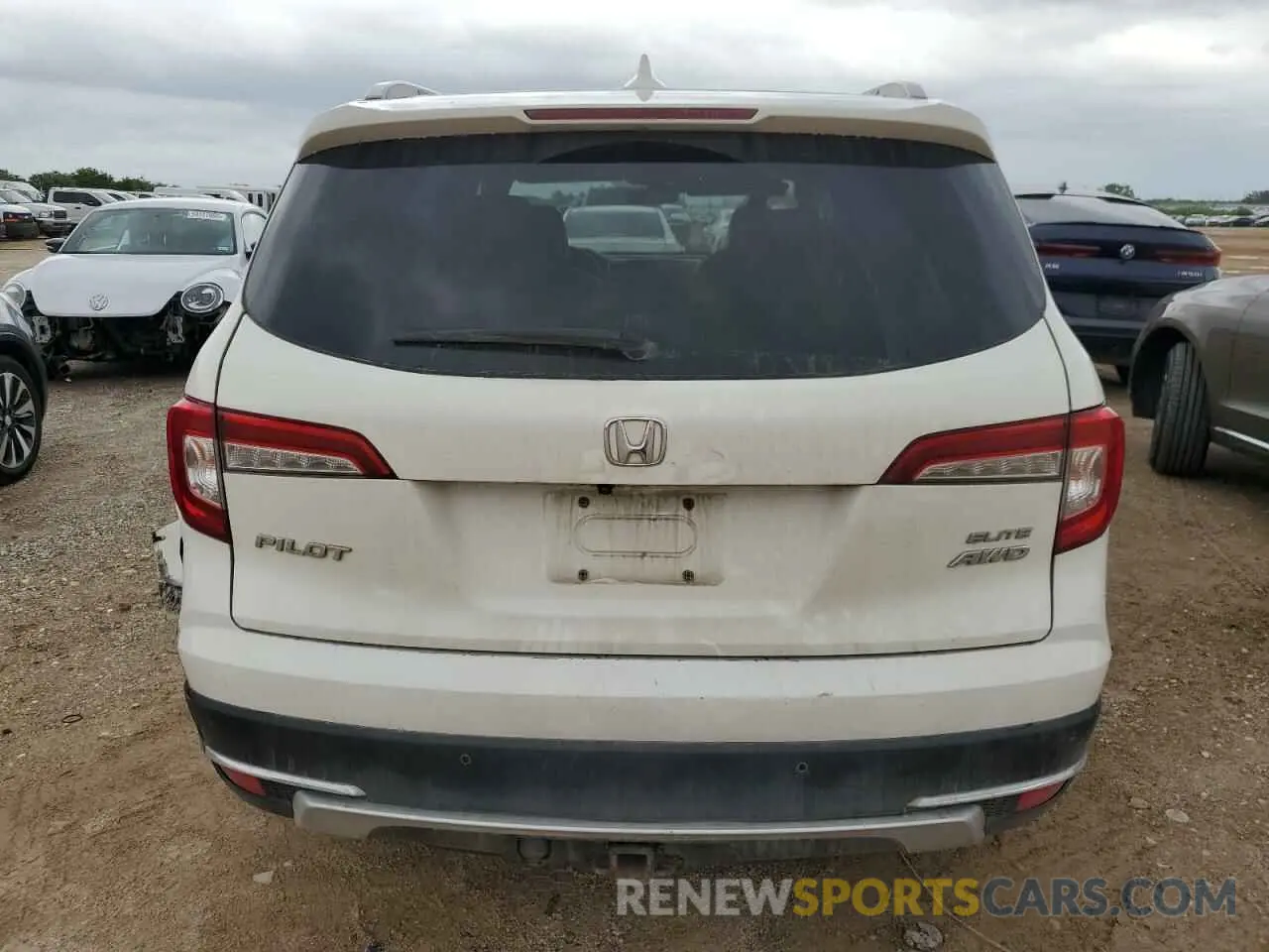 6 Фотография поврежденного автомобиля 5FNYF6H07KB001286 HONDA PILOT 2019