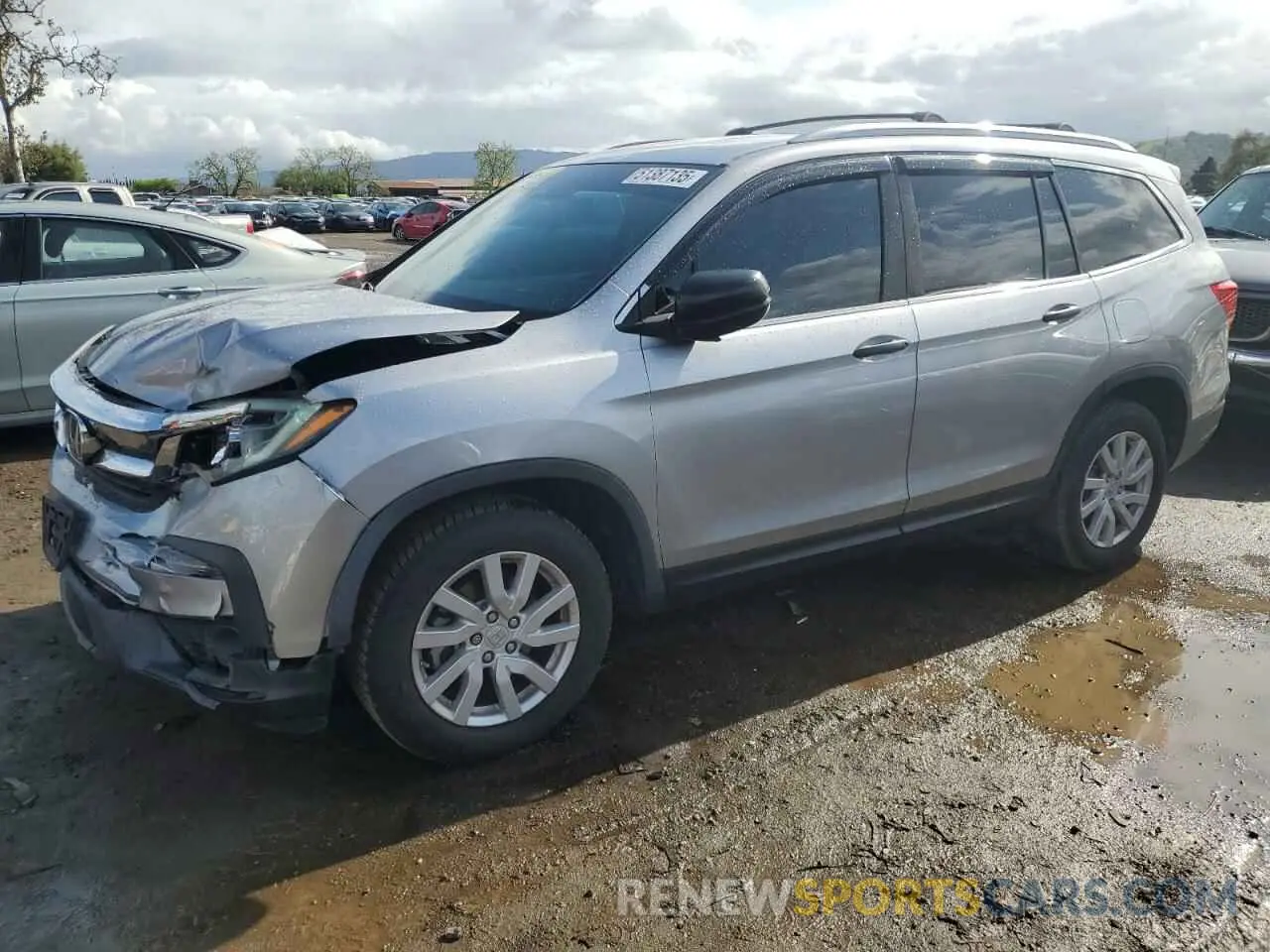 1 Photograph of a damaged car 5FNYF6H12KB036083 HONDA PILOT 2019