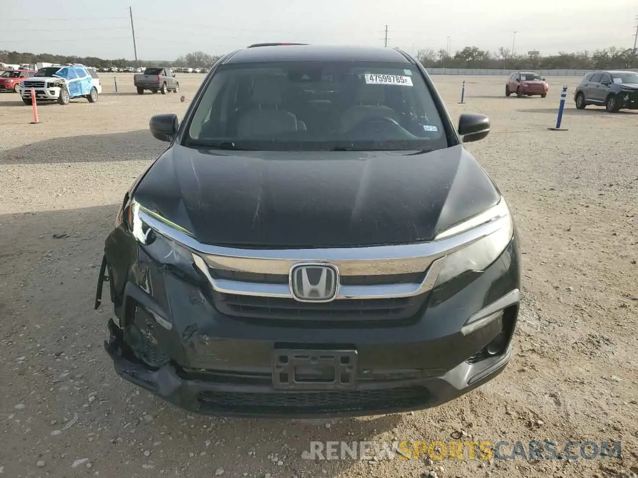 5 Фотография поврежденного автомобиля 5FNYF6H12KB056429 HONDA PILOT 2019