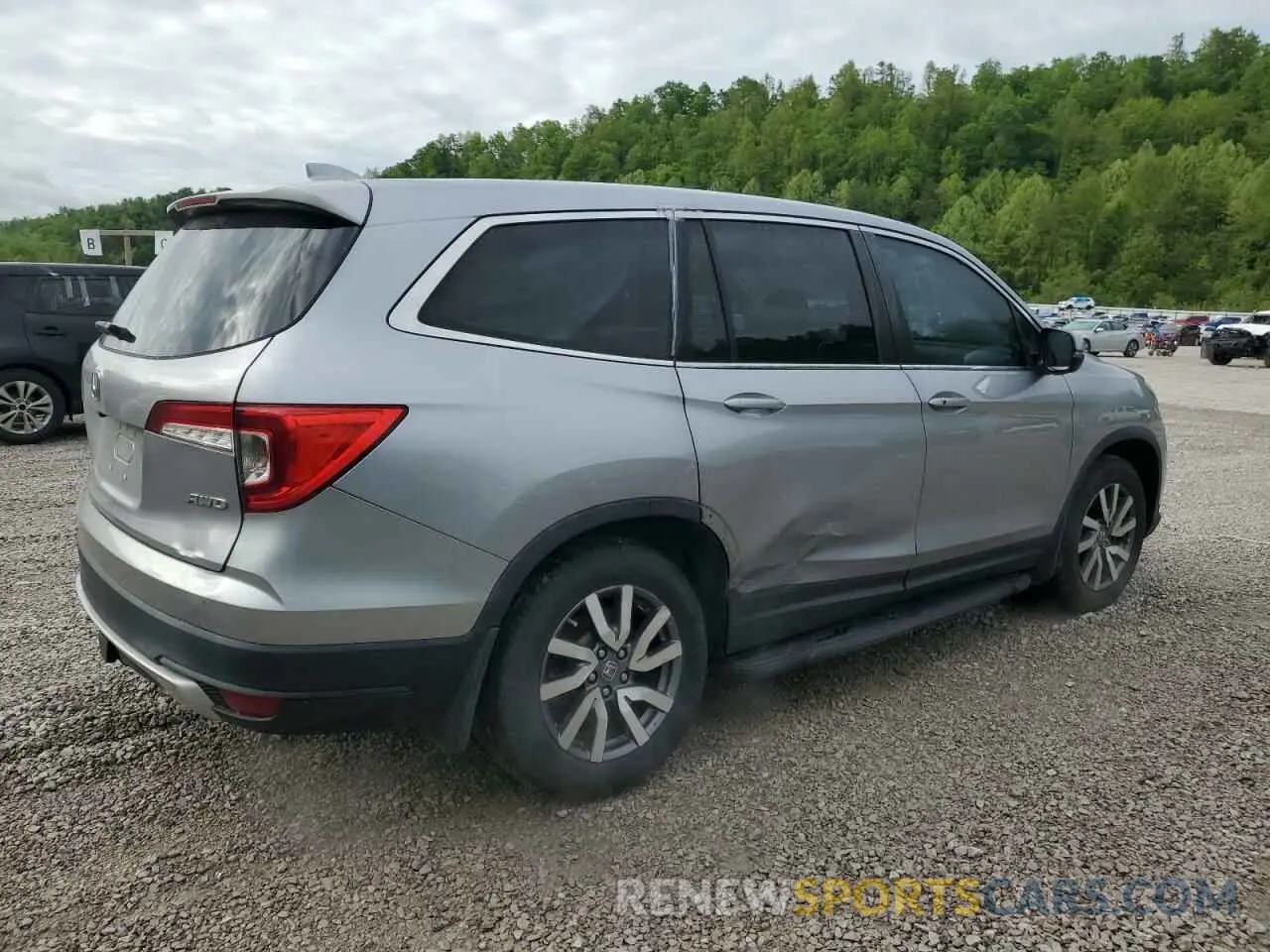 3 Фотография поврежденного автомобиля 5FNYF6H30KB027710 HONDA PILOT 2019