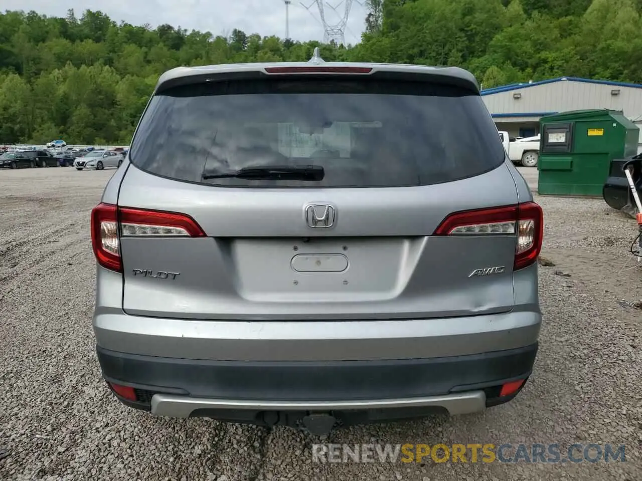 6 Фотография поврежденного автомобиля 5FNYF6H30KB027710 HONDA PILOT 2019