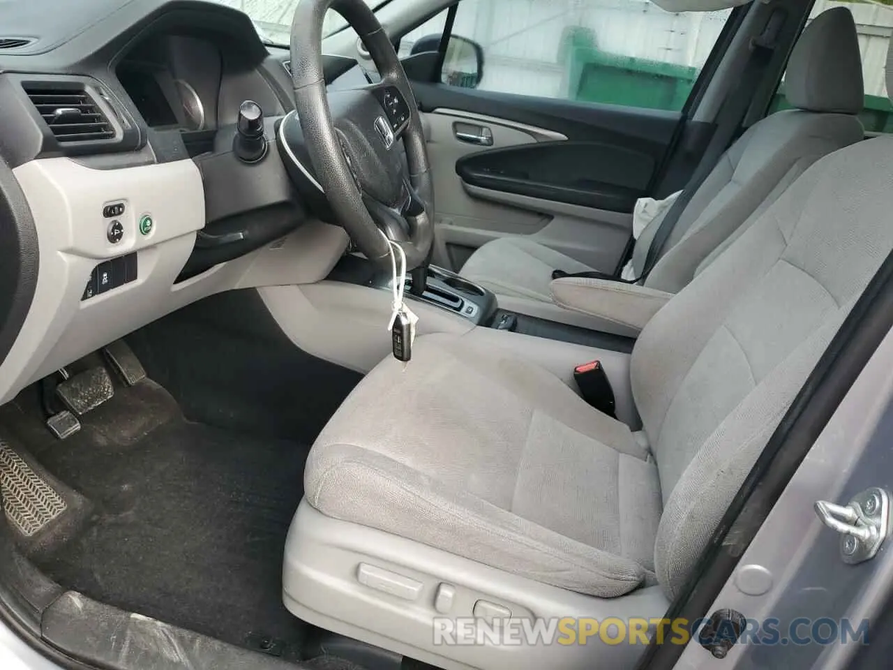 7 Фотография поврежденного автомобиля 5FNYF6H30KB027710 HONDA PILOT 2019