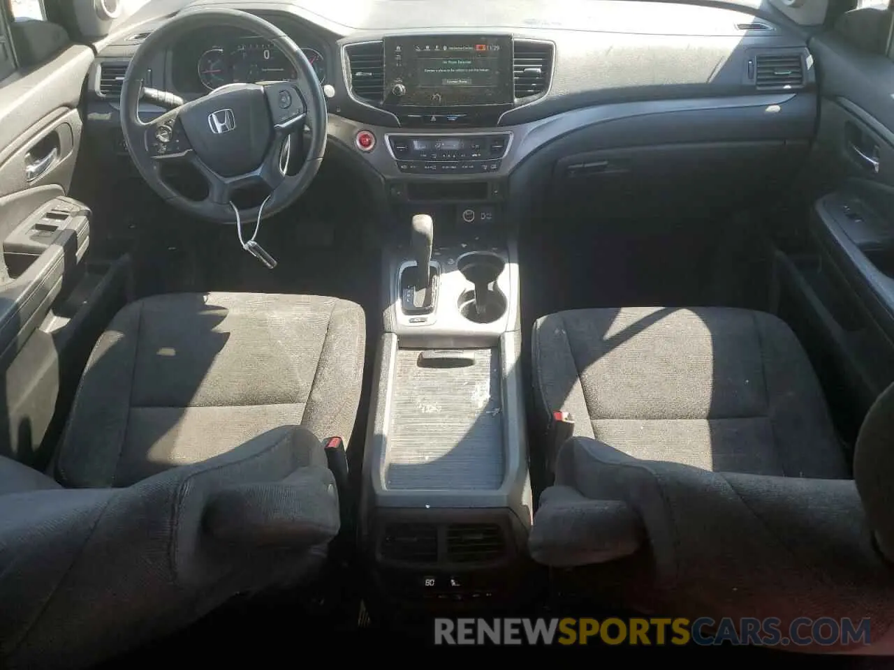 8 Photograph of a damaged car 5FNYF6H33KB064671 HONDA PILOT 2019