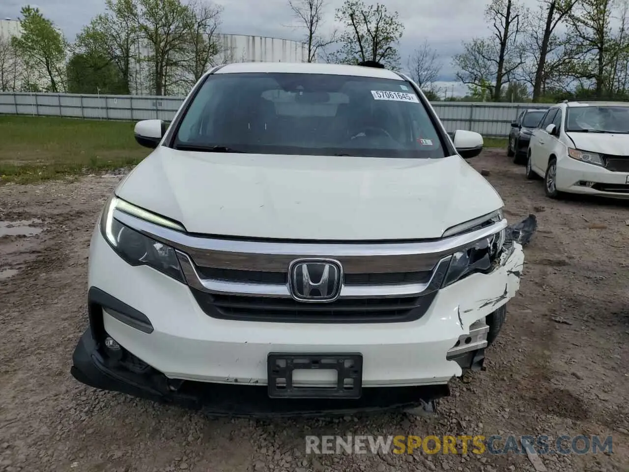 5 Photograph of a damaged car 5FNYF6H36KB056239 HONDA PILOT 2019