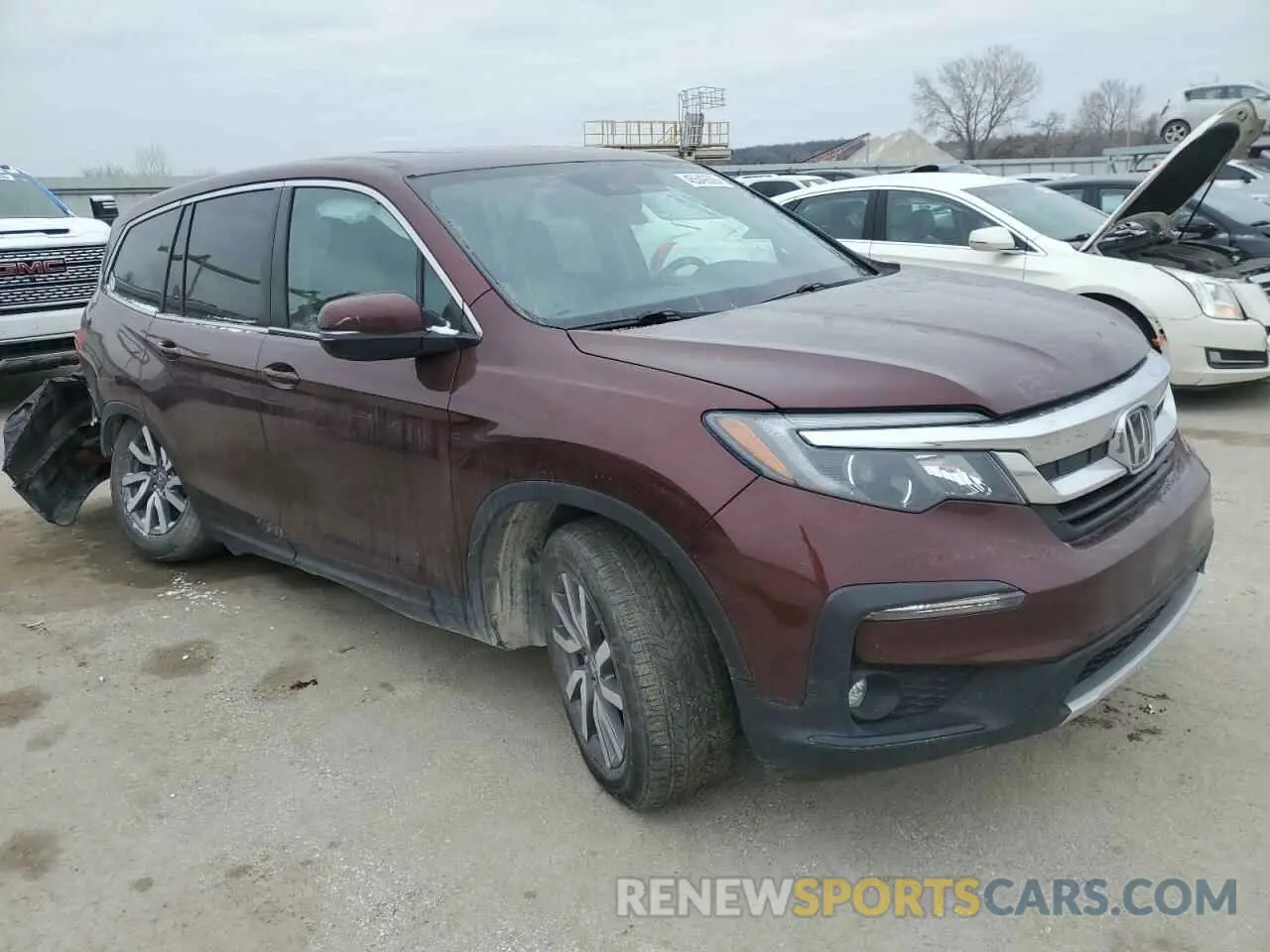4 Photograph of a damaged car 5FNYF6H41KB016501 HONDA PILOT 2019