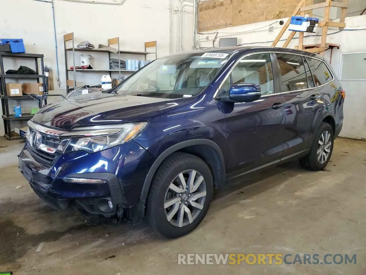 1 Фотография поврежденного автомобиля 5FNYF6H41KB068016 HONDA PILOT 2019