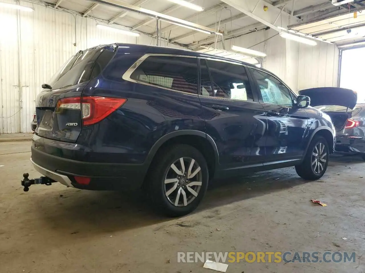 3 Фотография поврежденного автомобиля 5FNYF6H41KB068016 HONDA PILOT 2019