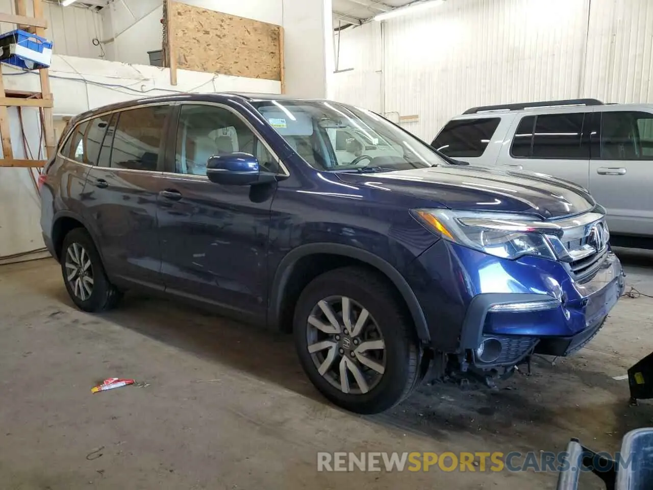 4 Фотография поврежденного автомобиля 5FNYF6H41KB068016 HONDA PILOT 2019