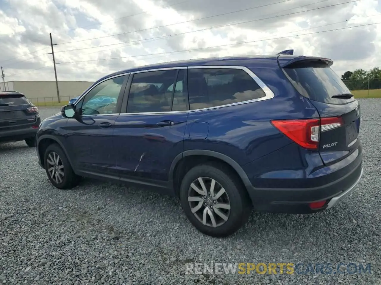 2 Photograph of a damaged car 5FNYF6H47KB017958 HONDA PILOT 2019