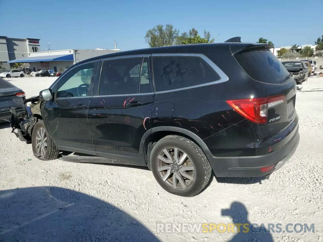 2 Photograph of a damaged car 5FNYF6H49KB030761 HONDA PILOT 2019