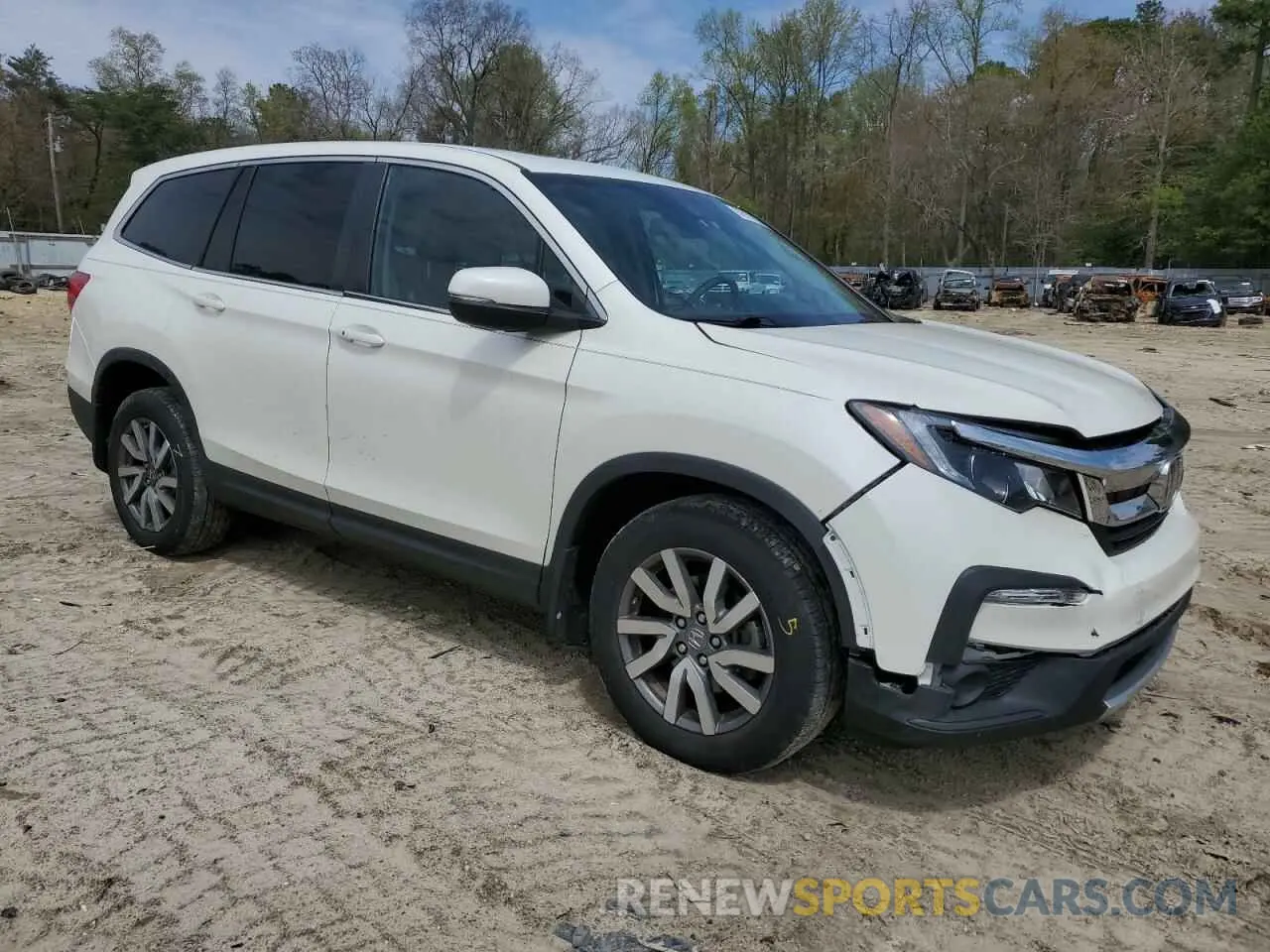 4 Фотография поврежденного автомобиля 5FNYF6H52KB002244 HONDA PILOT 2019