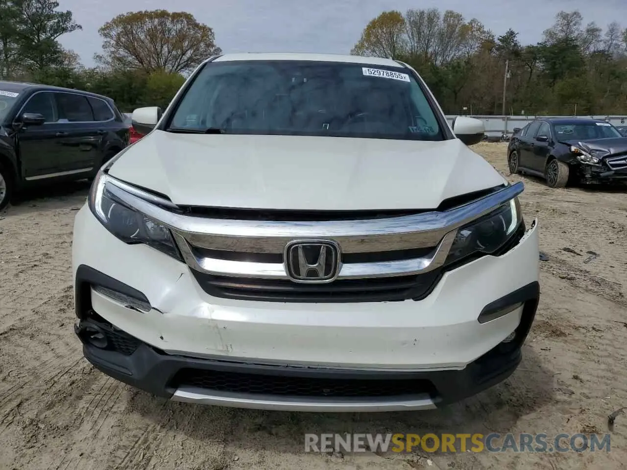 5 Фотография поврежденного автомобиля 5FNYF6H52KB002244 HONDA PILOT 2019