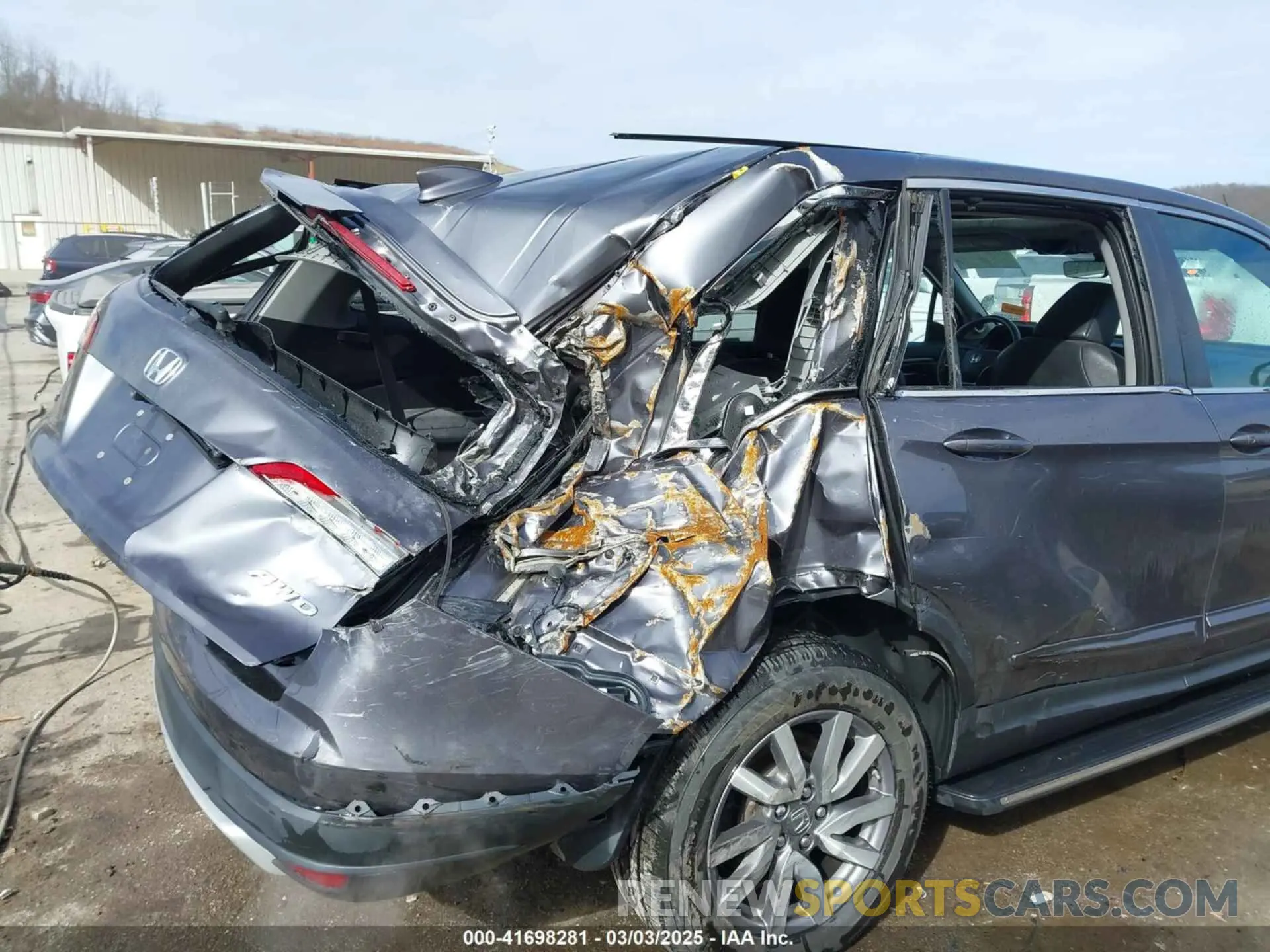 6 Фотография поврежденного автомобиля 5FNYF6H52KB013373 HONDA PILOT 2019