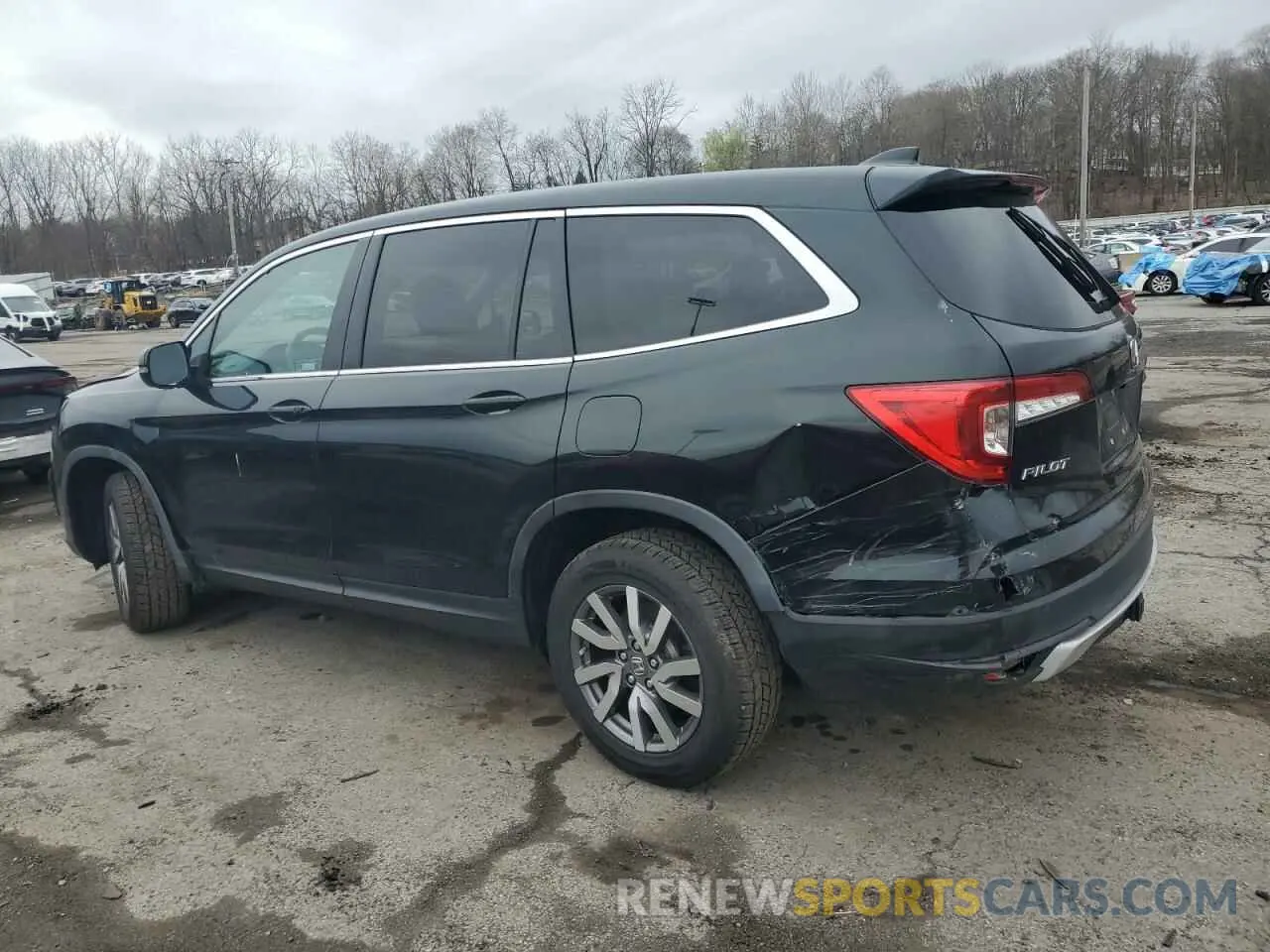 2 Photograph of a damaged car 5FNYF6H52KB041335 HONDA PILOT 2019