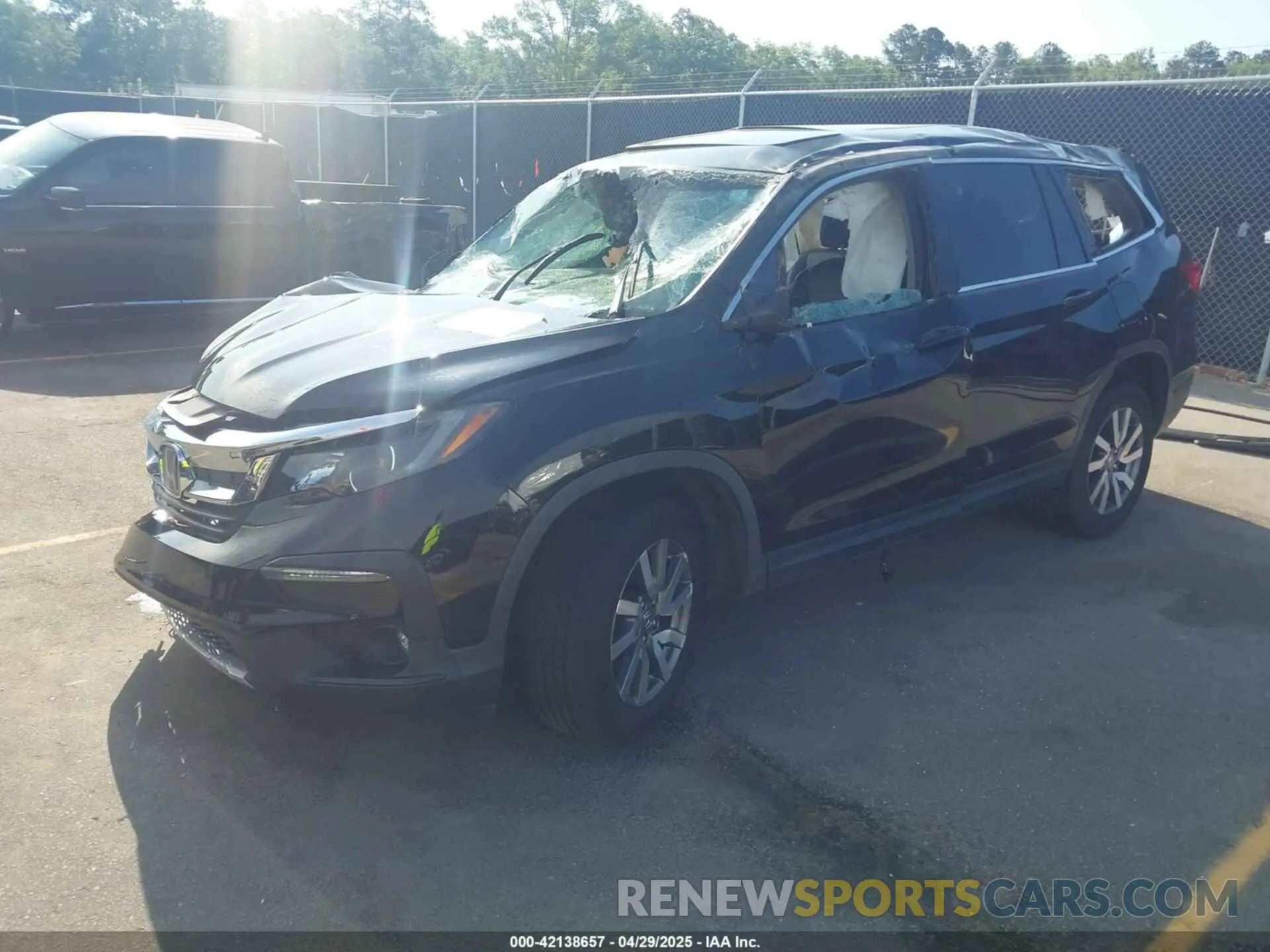 2 Фотография поврежденного автомобиля 5FNYF6H52KB088655 HONDA PILOT 2019