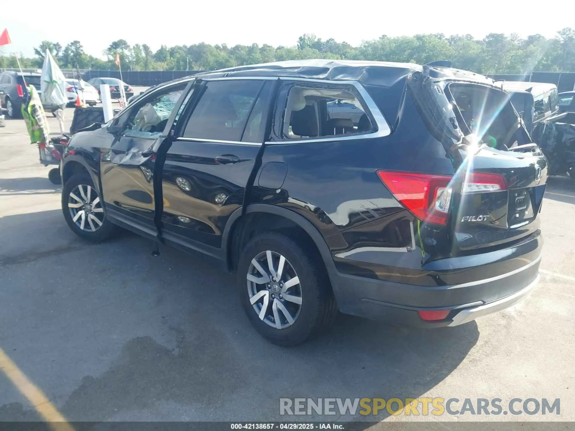 3 Фотография поврежденного автомобиля 5FNYF6H52KB088655 HONDA PILOT 2019