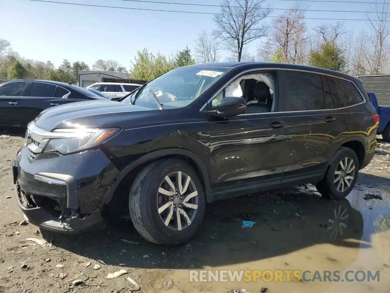 1 Photograph of a damaged car 5FNYF6H52KB098151 HONDA PILOT 2019