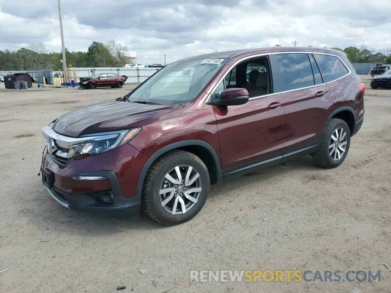1 Photograph of a damaged car 5FNYF6H53KB039108 HONDA PILOT 2019