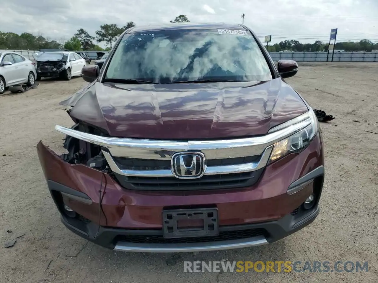 5 Photograph of a damaged car 5FNYF6H53KB039108 HONDA PILOT 2019