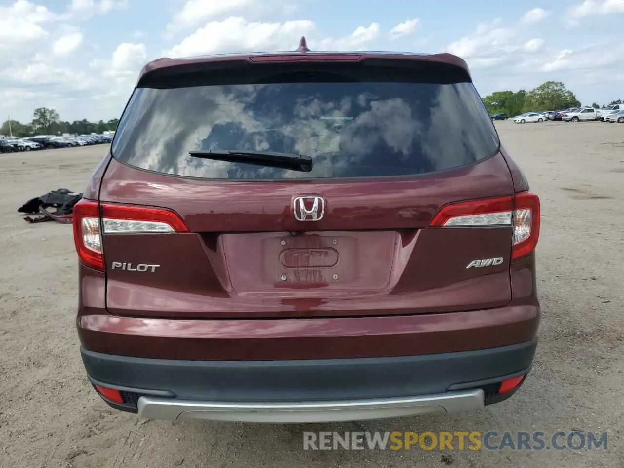 6 Photograph of a damaged car 5FNYF6H53KB039108 HONDA PILOT 2019
