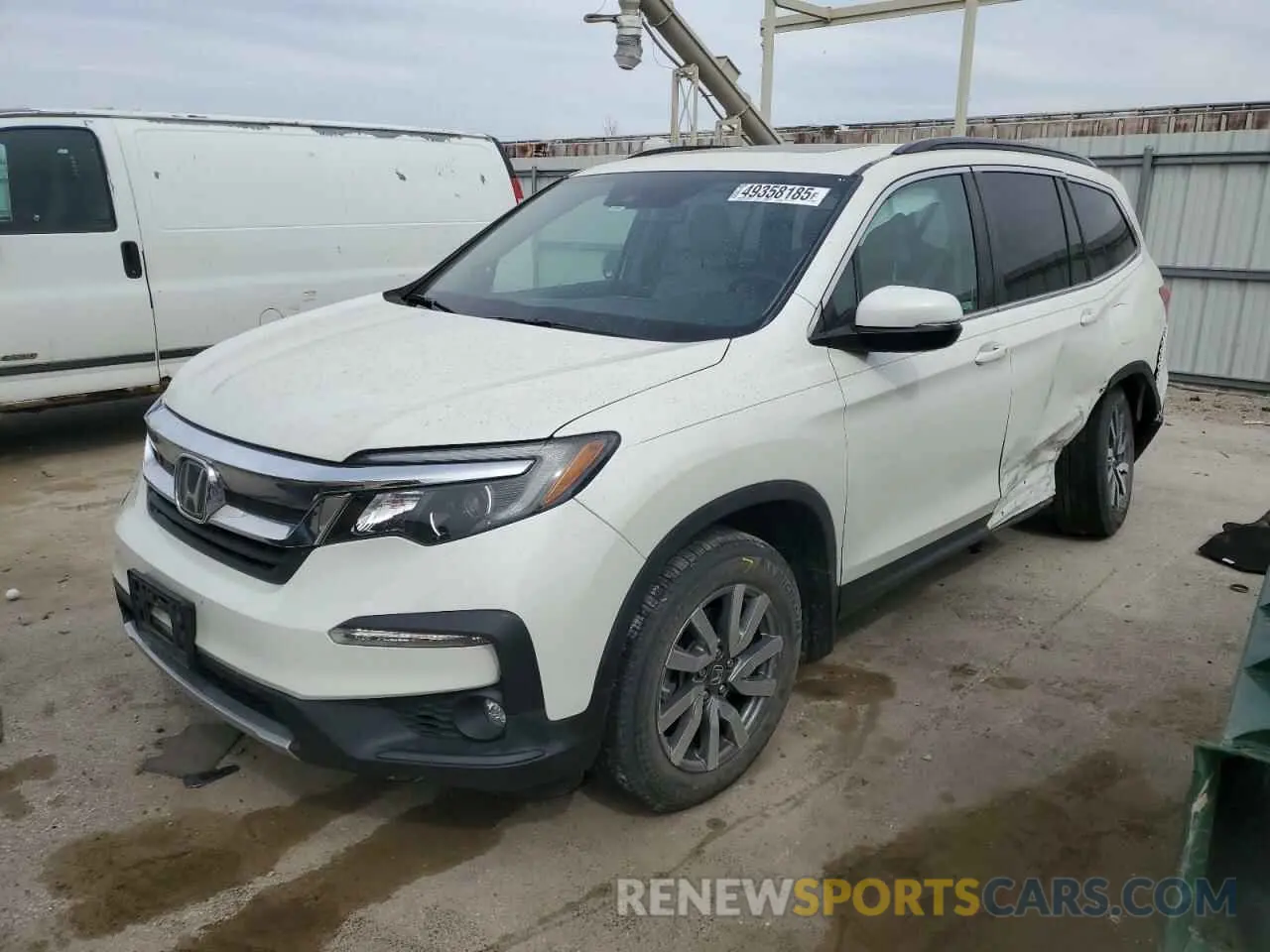 1 Фотография поврежденного автомобиля 5FNYF6H53KB078992 HONDA PILOT 2019