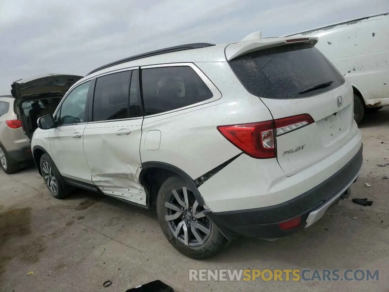 2 Фотография поврежденного автомобиля 5FNYF6H53KB078992 HONDA PILOT 2019