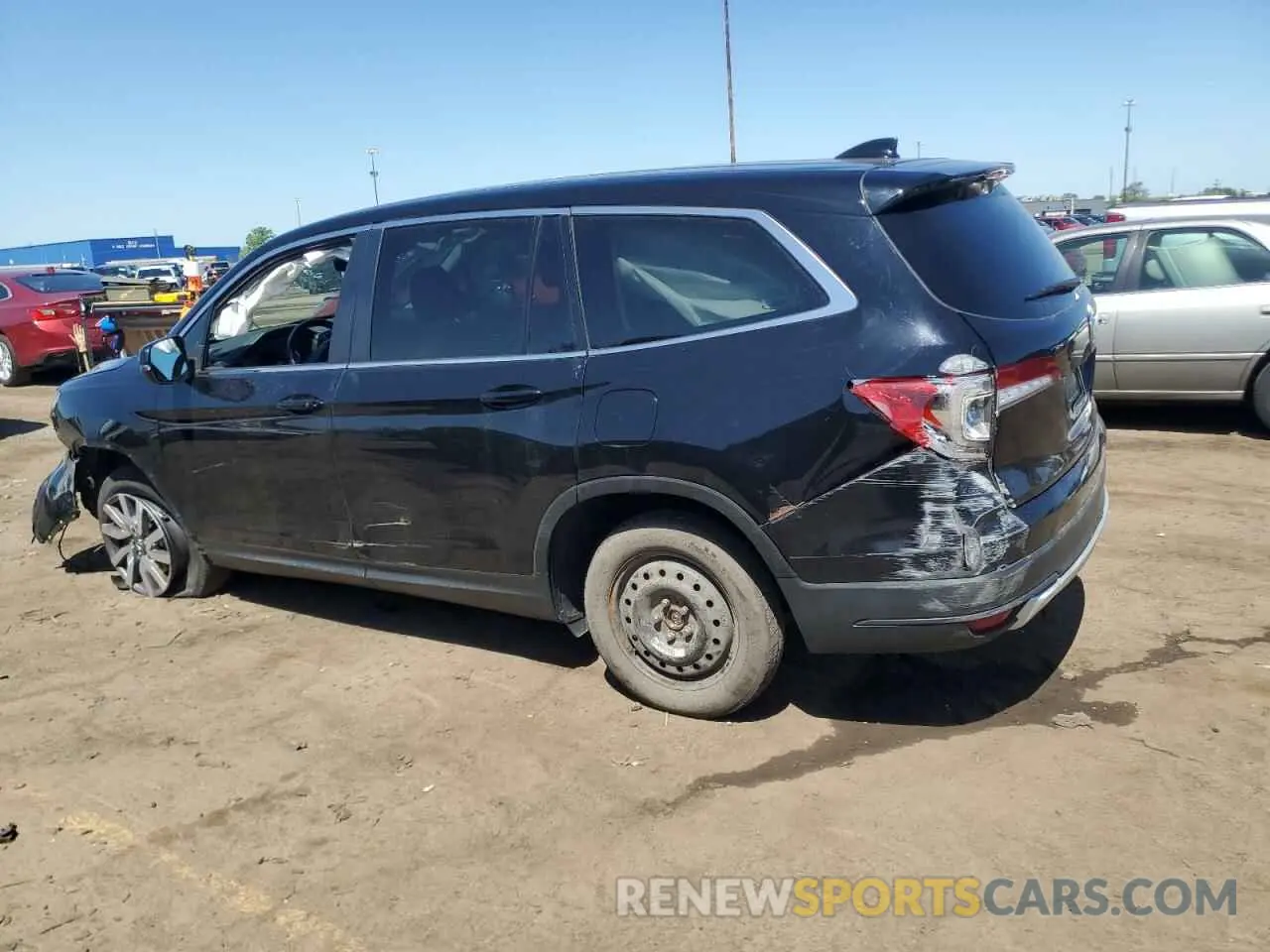 2 Photograph of a damaged car 5FNYF6H53KB092083 HONDA PILOT 2019