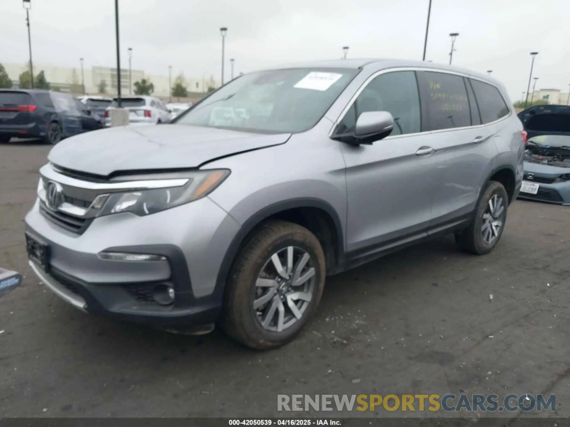 2 Photograph of a damaged car 5FNYF6H54KB055687 HONDA PILOT 2019