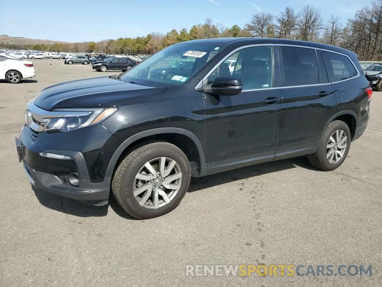 1 Photograph of a damaged car 5FNYF6H54KB100966 HONDA PILOT 2019