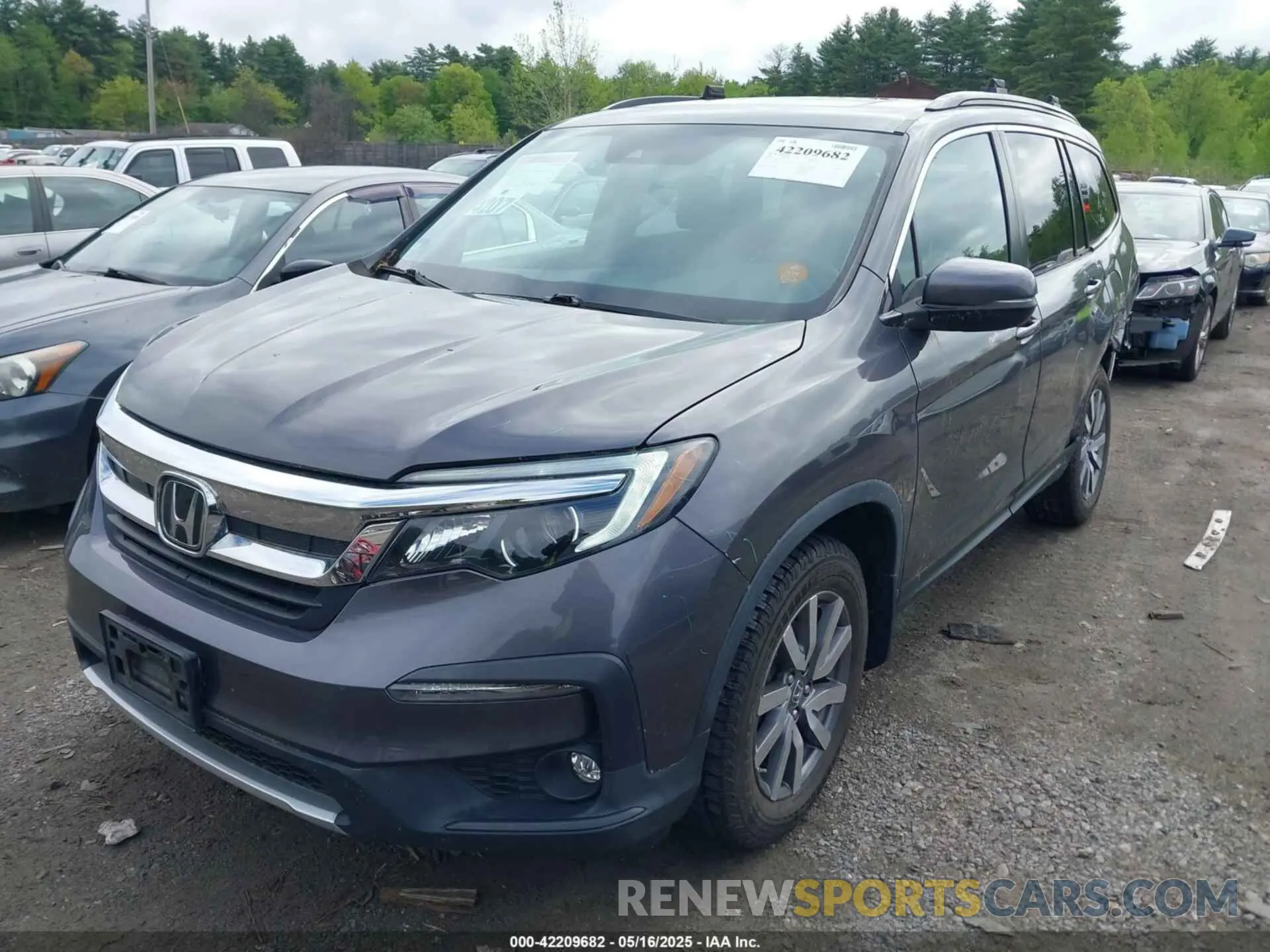 2 Фотография поврежденного автомобиля 5FNYF6H55KB010807 HONDA PILOT 2019