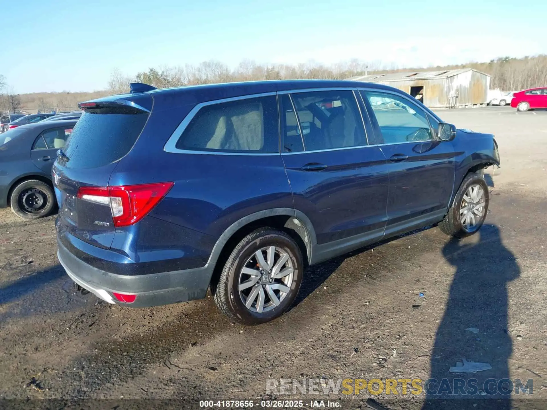 4 Фотография поврежденного автомобиля 5FNYF6H55KB024934 HONDA PILOT 2019
