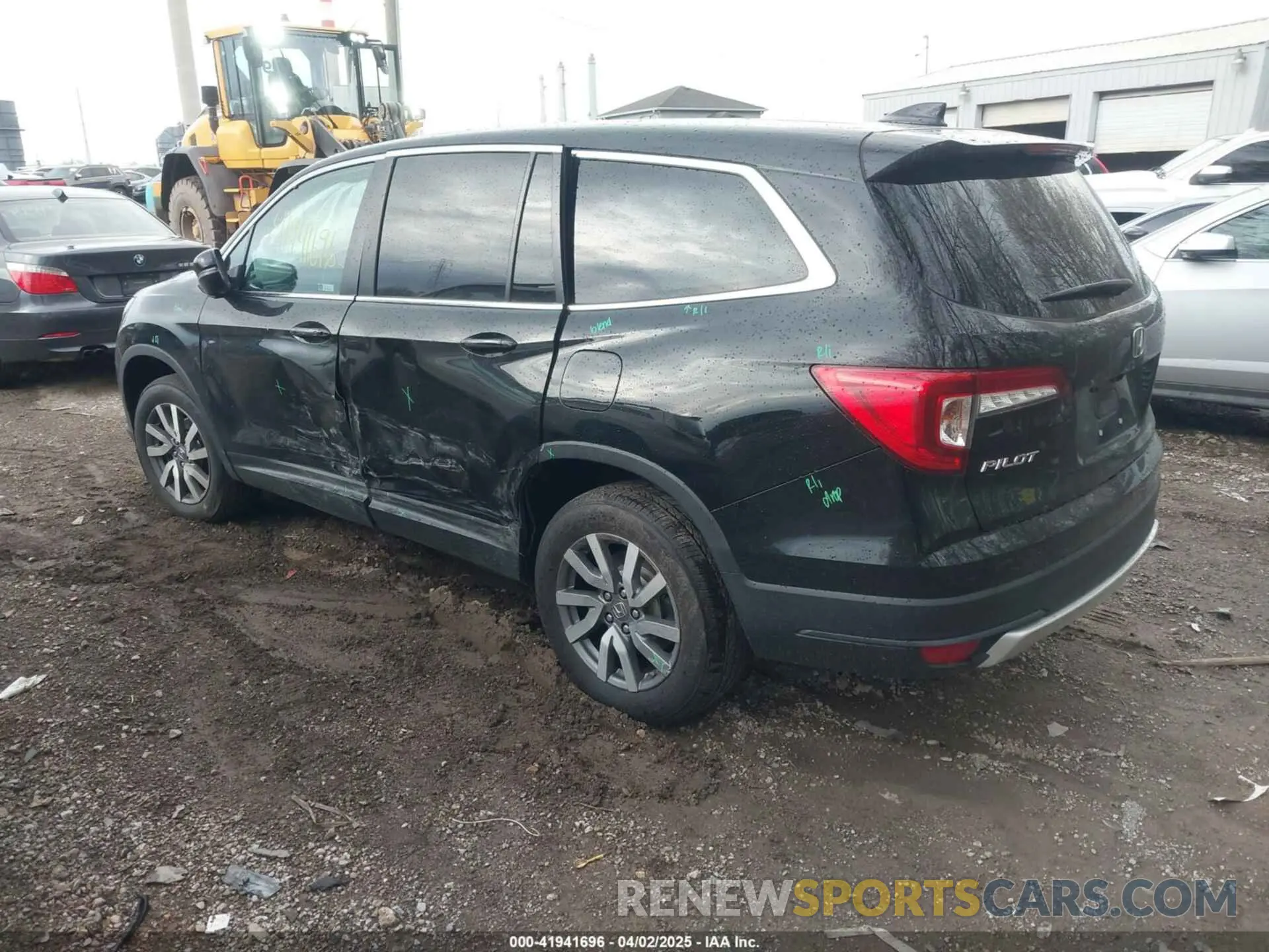 3 Фотография поврежденного автомобиля 5FNYF6H55KB071767 HONDA PILOT 2019