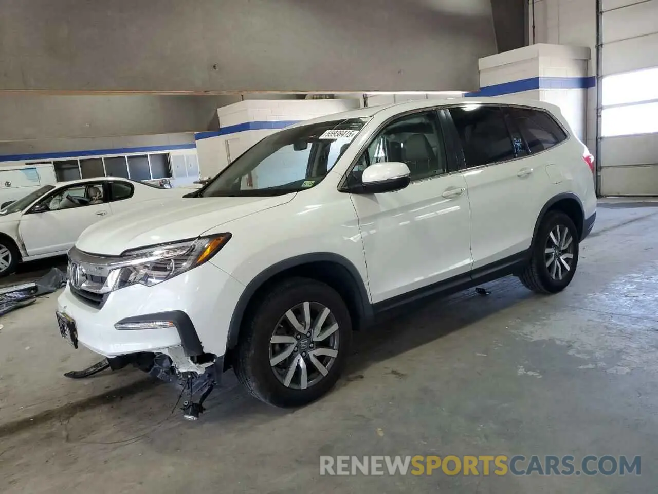 1 Photograph of a damaged car 5FNYF6H55KB080078 HONDA PILOT 2019