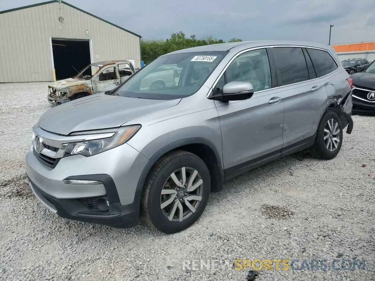 1 Фотография поврежденного автомобиля 5FNYF6H59KB099619 HONDA PILOT 2019