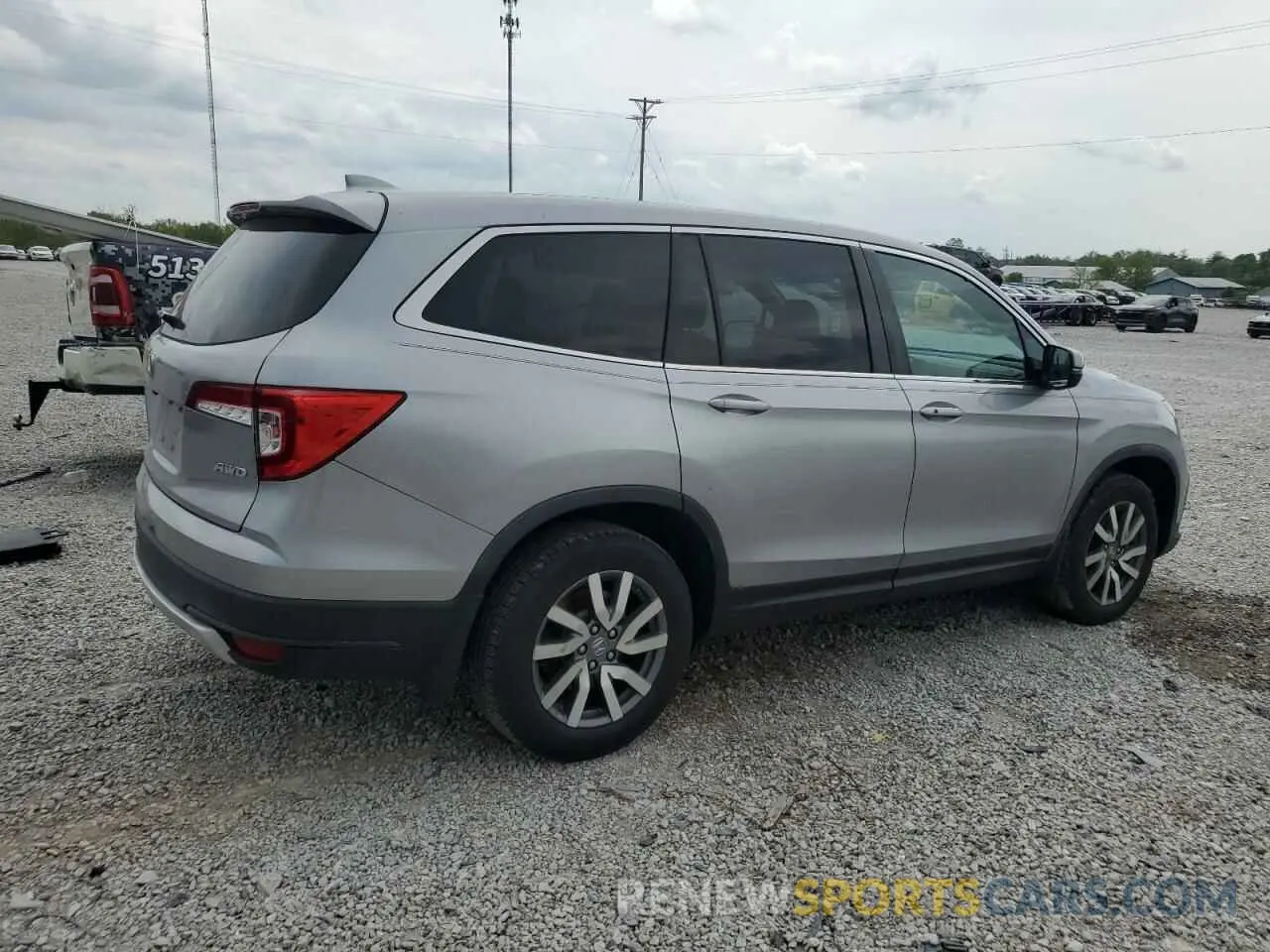 3 Фотография поврежденного автомобиля 5FNYF6H59KB099619 HONDA PILOT 2019
