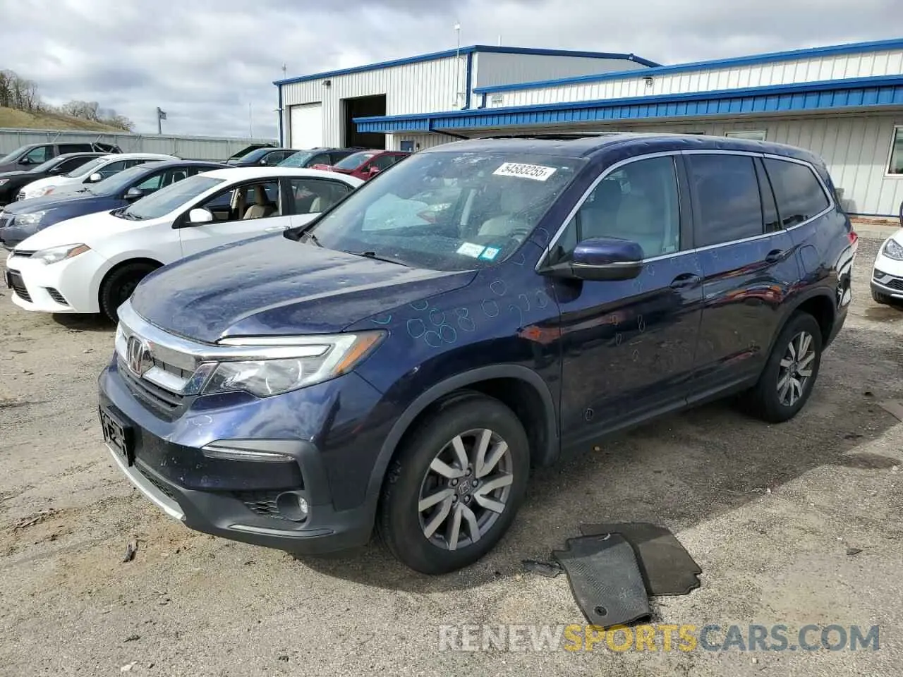 1 Фотография поврежденного автомобиля 5FNYF6H5XKB044662 HONDA PILOT 2019