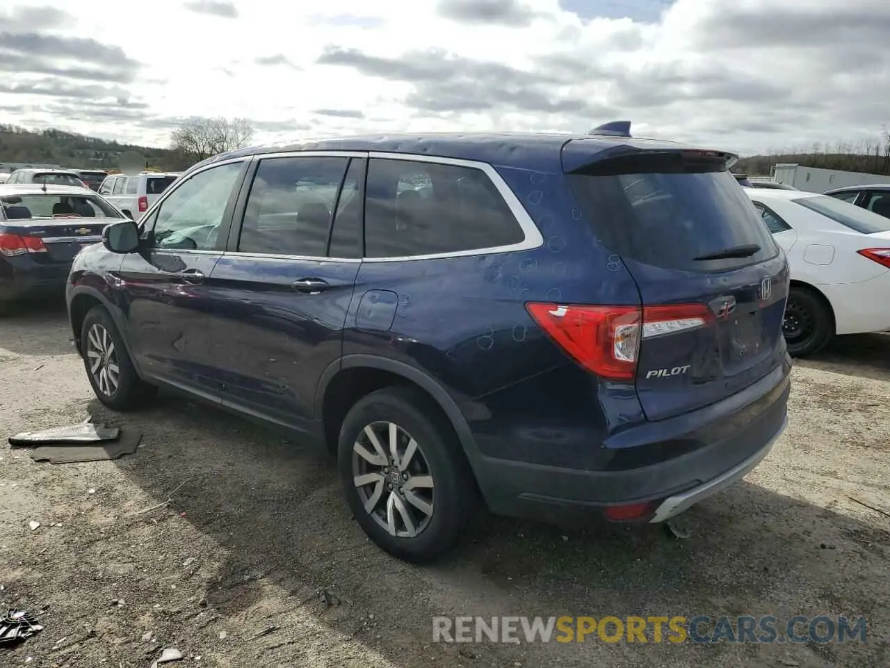2 Фотография поврежденного автомобиля 5FNYF6H5XKB044662 HONDA PILOT 2019
