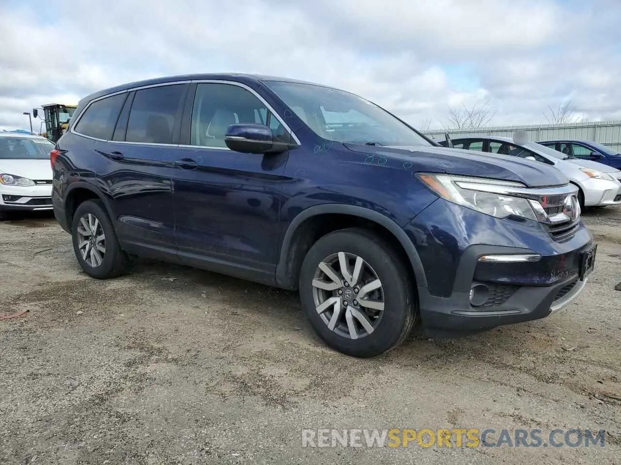 4 Фотография поврежденного автомобиля 5FNYF6H5XKB044662 HONDA PILOT 2019