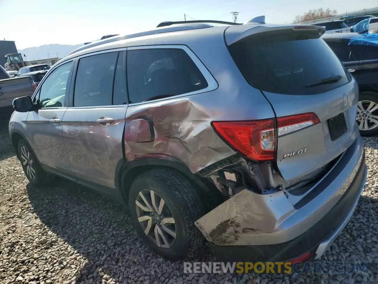 2 Фотография поврежденного автомобиля 5FNYF6H5XKB091934 HONDA PILOT 2019