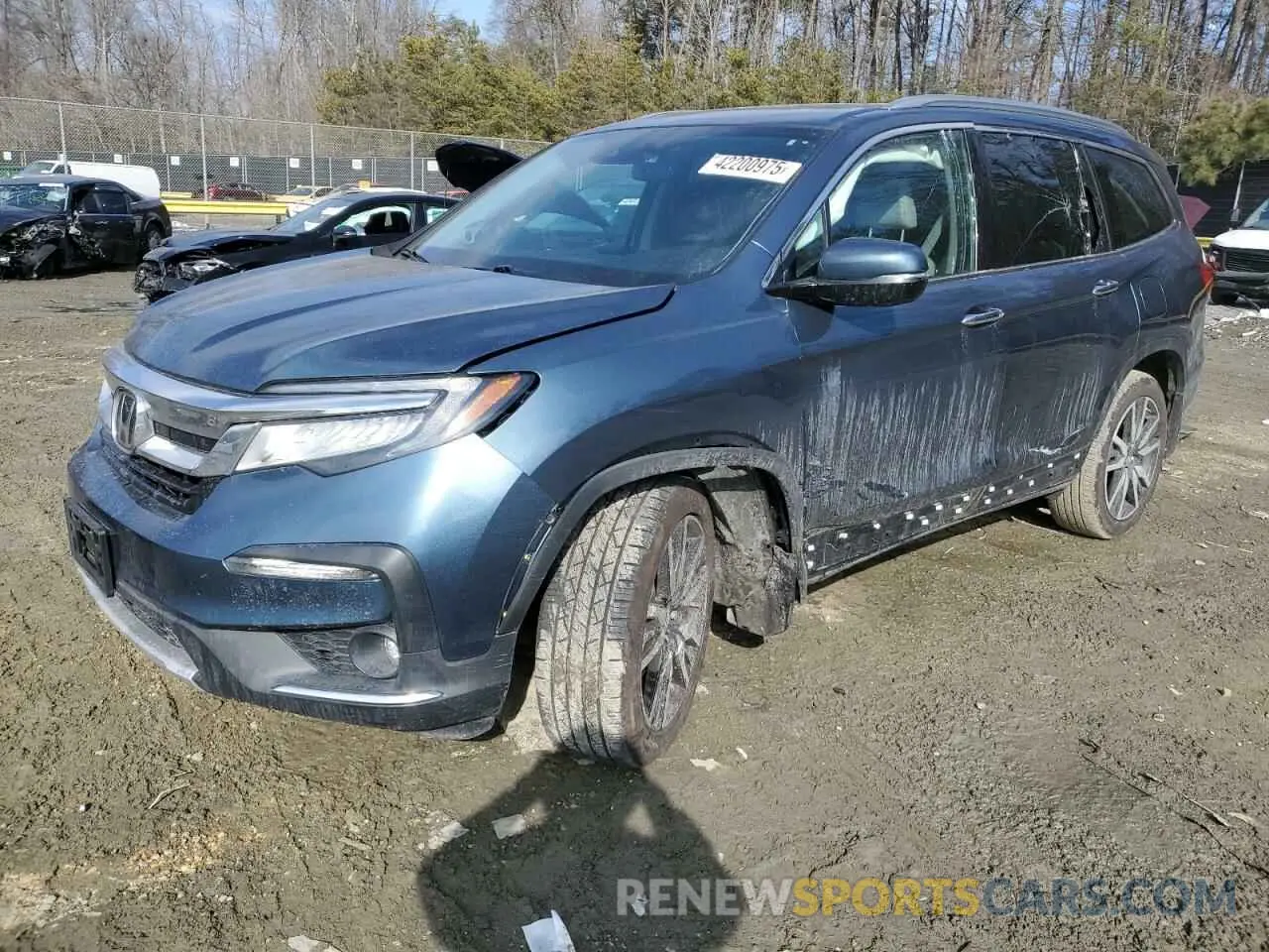 1 Фотография поврежденного автомобиля 5FNYF6H63KB094831 HONDA PILOT 2019