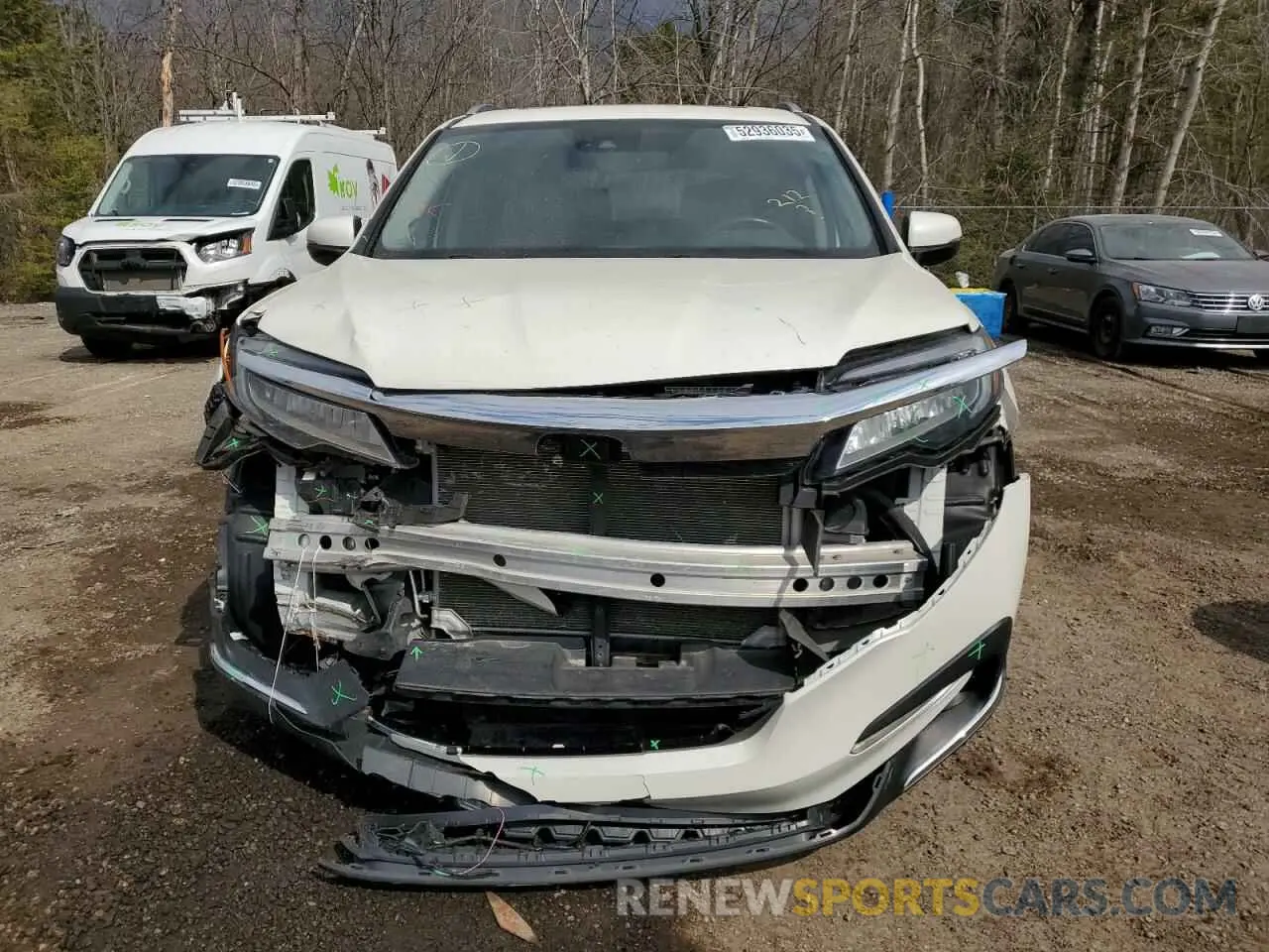5 Photograph of a damaged car 5FNYF6H64KB503239 HONDA PILOT 2019