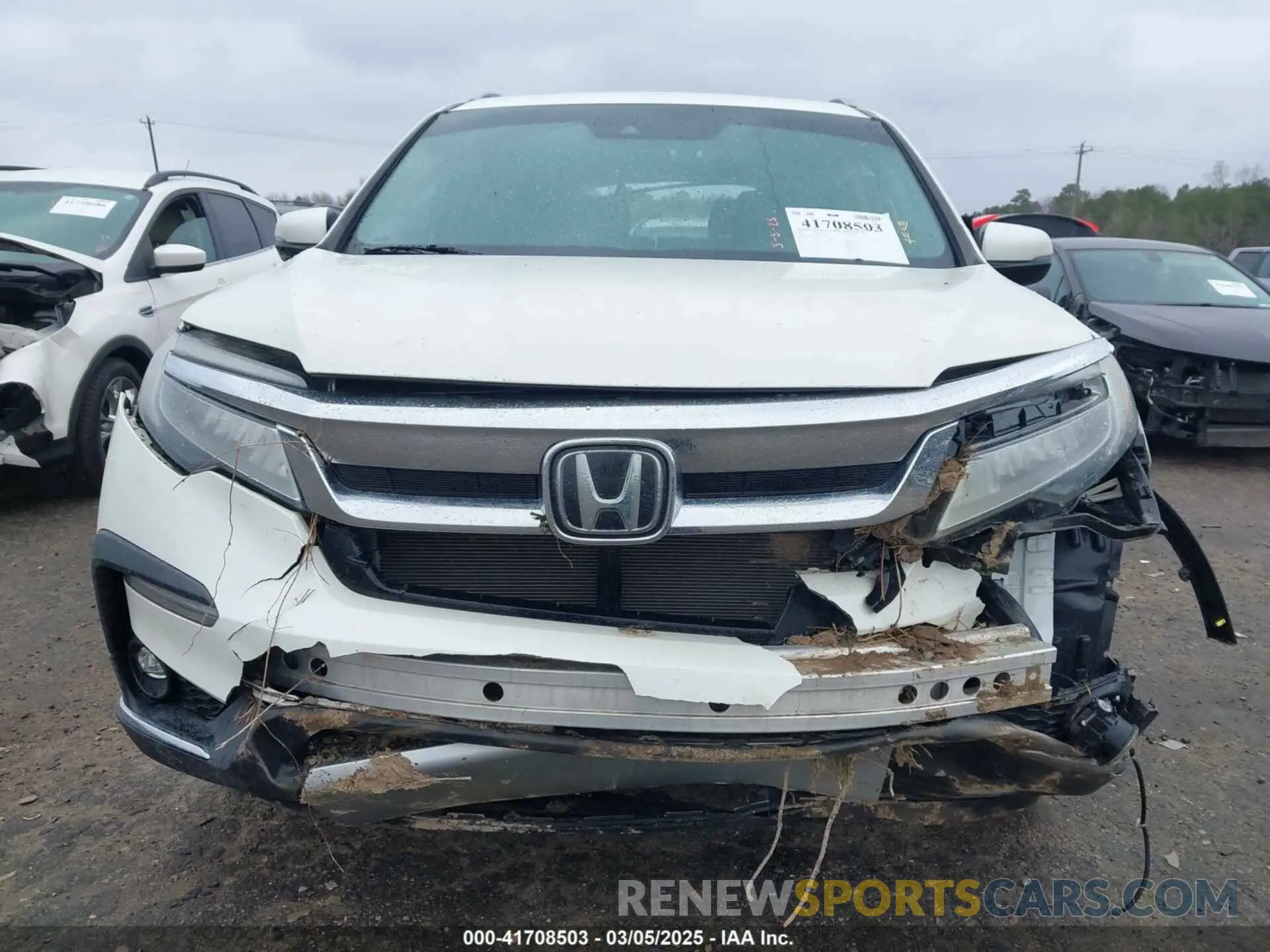 12 Фотография поврежденного автомобиля 5FNYF6H65KB035053 HONDA PILOT 2019