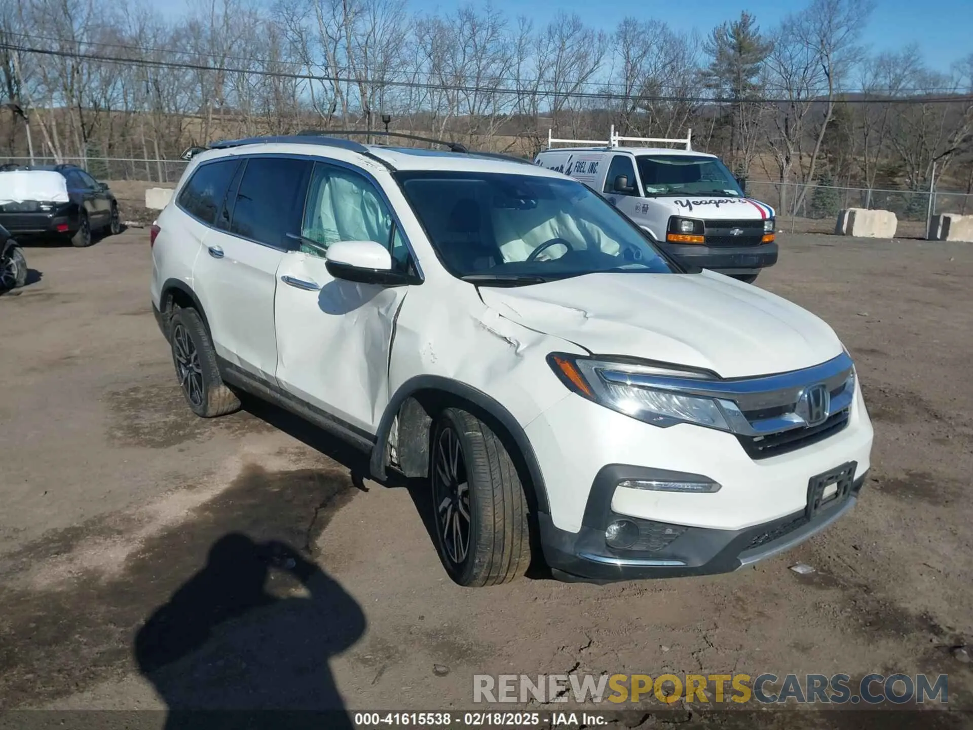 1 Фотография поврежденного автомобиля 5FNYF6H66KB073553 HONDA PILOT 2019