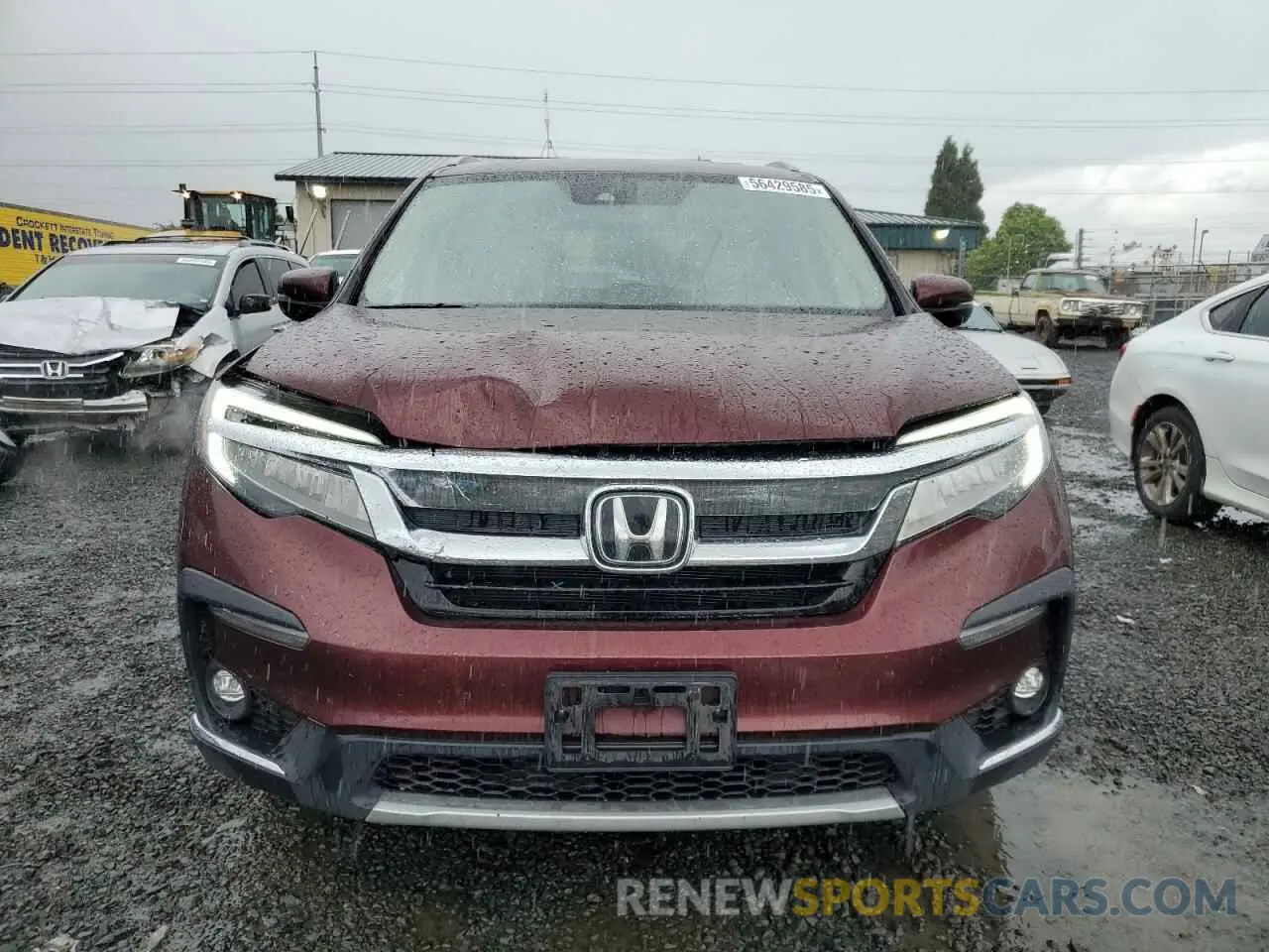 5 Photograph of a damaged car 5FNYF6H94KB056213 HONDA PILOT 2019