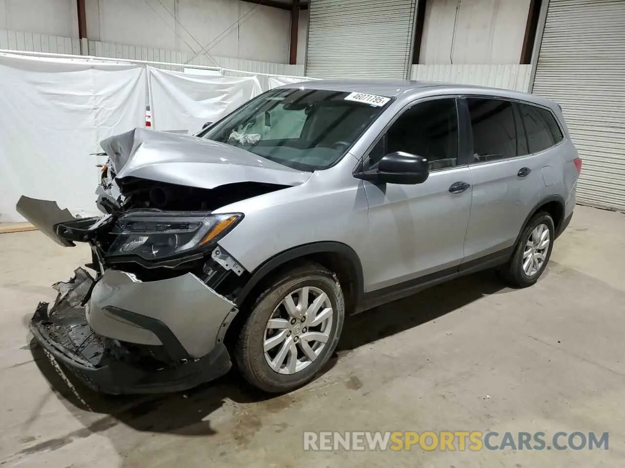 1 Photograph of a damaged car 5FNYF5H19LB025707 HONDA PILOT 2020