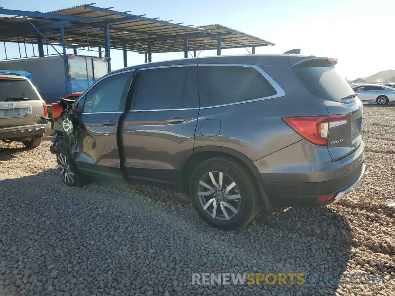 2 Photograph of a damaged car 5FNYF5H33LB021119 HONDA PILOT 2020