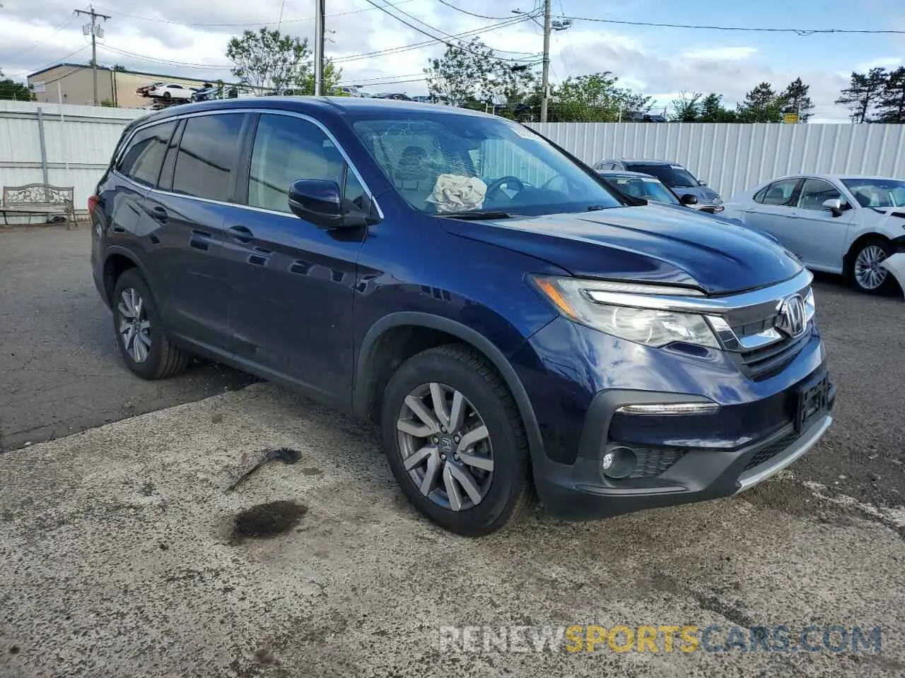 4 Фотография поврежденного автомобиля 5FNYF5H39LB016023 HONDA PILOT 2020
