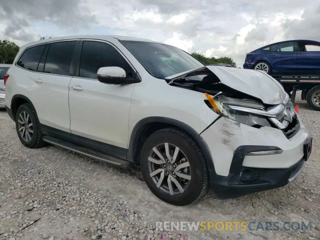 4 Фотография поврежденного автомобиля 5FNYF5H47LB003795 HONDA PILOT 2020