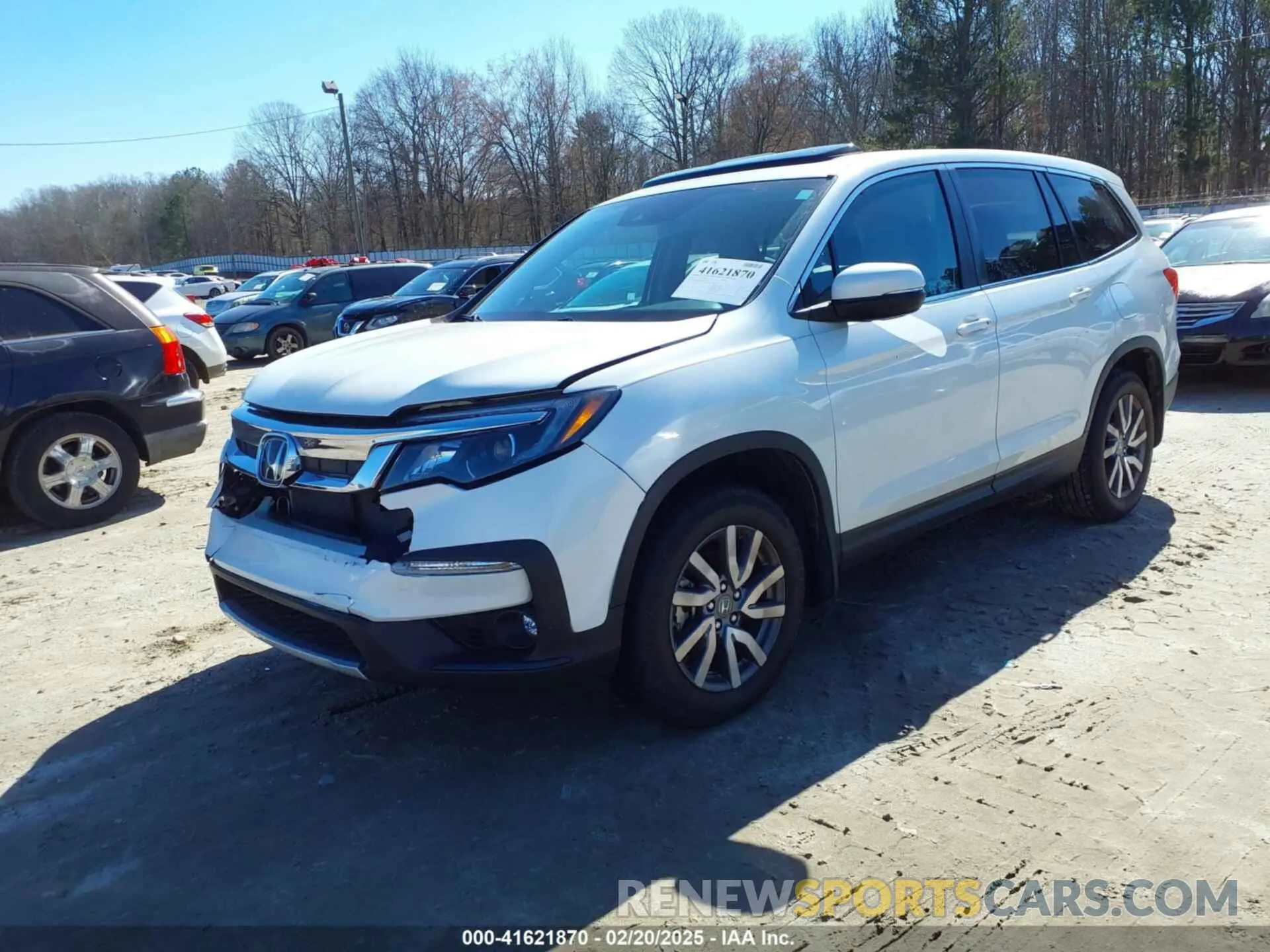 2 Photograph of a damaged car 5FNYF5H53LB003768 HONDA PILOT 2020