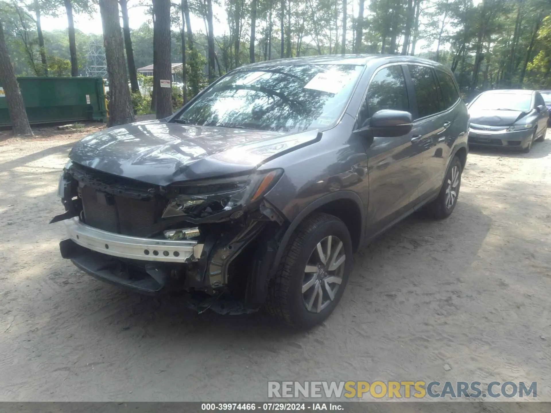 2 Photograph of a damaged car 5FNYF5H57LB003241 HONDA PILOT 2020